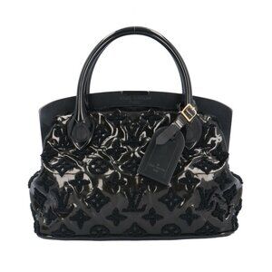 LOUIS VUITTON Black Monogram Leather Bag